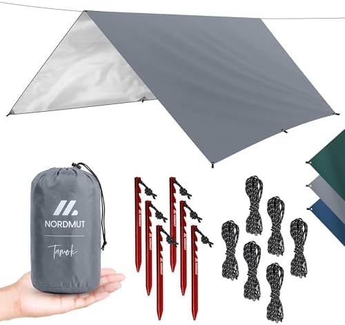 NORDMUT® Tarp 3x3/4m imperméable pour Une Protection optimale Con...