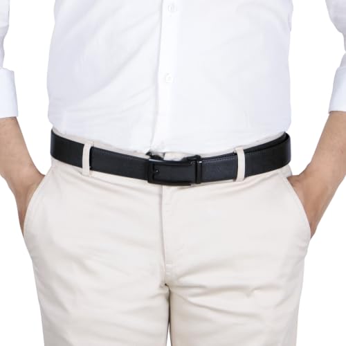 Image of Labnoft Men's PU Leather Auto-lock Belt