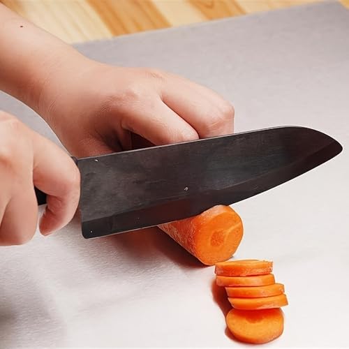Tabla de cortar acero inoxidable doble cara con mango miniatura 6