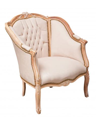 Biscottini Barock Sessel 94x80x82 cm | Louis XVI American Flag Stühle | Thron Sessel | Special Style Sessel | Barock Stuhl | Louis Stühle