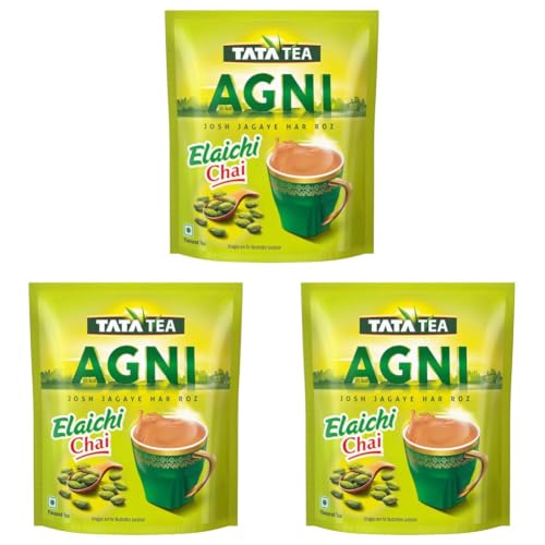Image of TATA TEA AGNI, Elaichi Chai,1Kg,cardamom tea (Pack of 3)