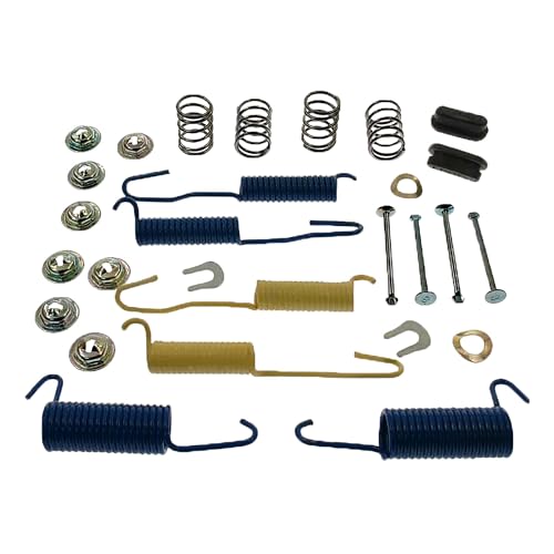 ACDelco 18K1604 Professional Rear Drum Brake Hardware Kit with Springs, Pins, Retainers, Washers, and Caps