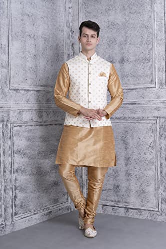 Image of Ethluxis Men's Silk Blend Kurta Set