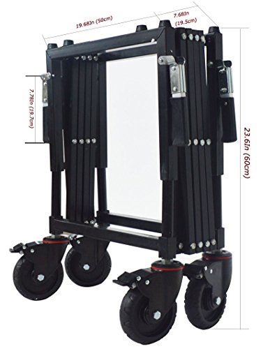 Carretilla de acero carbono para funerales con ruedas y frenos miniatura 4