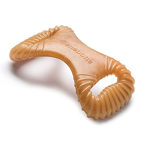 Image of Benebone Dental Durable Dog Chew Toy for Aggressive Chewers, Real Chicken, Made in USA, Medium