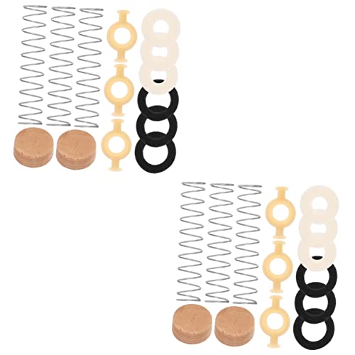 Levemolo 2 Sets Essential Trumpet Accessories Replacement Parts Kit for Trumpet Slide Valve Repair