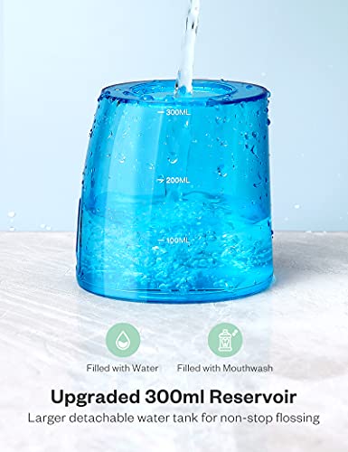 Water-Flosser-Cordless-Portable-Teeth-Cleaner-with-3-Modes-4-Jets-300ML-Water-Tank-IPX7-Waterproof-Powerful-Cleaning-Rechargeable-Dental-Oral-Irrigator-for-Travel-Home-Braces