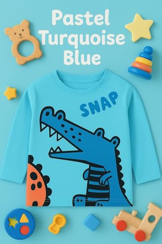 Image of Lush Plush Boys Cotton Full Sleeves Printed T-Shirt (Multicolor) Combo Pack