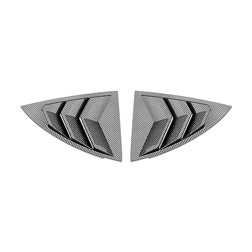 車のリアウィンドウサイドスポイラー For Tesla for Model Y 2019 2020 2021 2022 2PCS Rear Window Side for Vent Shutter Louver Trim Cover Car Styling