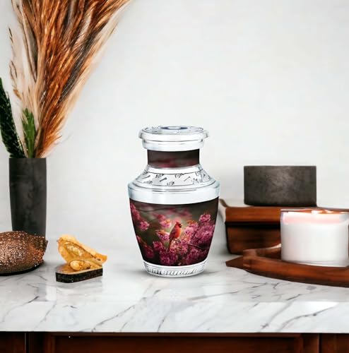Image of Cardinal Urn Decorative Urns for Human Ashes Adult Man 3 Inch 2 Qty | Keepsake Urn for Burial Small Funeral Urns