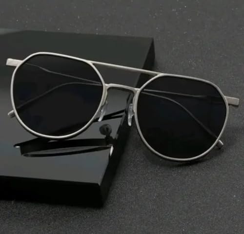 Image of Dervin UV Protected Round Sunglasses for Men and Women
