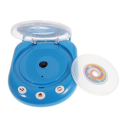 DECHOUS 1Pc Glowing Music CD Player for Fun Home Appliance Plaything Safe Design with Smooth Edges for Imaginative Play and Learning Activities Random Color