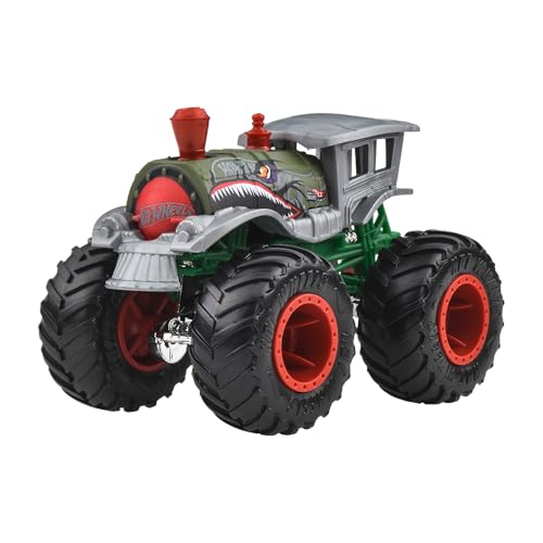 Image of Hot Wheels Loco Punk Vs Airplane Mode Demolition Doubles Monster Trucks 2025 1:64 Scale 3+ Ages - Multicolor