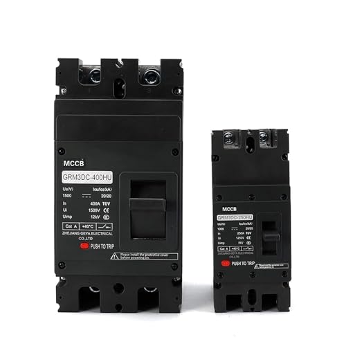 Disyuntor GRM3DC contra sobrecarga de 1000V con caja moldeada 160A 2P 6