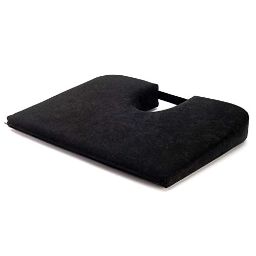Extended Extra Large Tush Cush Seat Cushion - Black - Home Office Chair