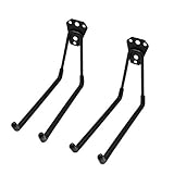 ROOS Wall Hung Double Hook Bicycle Storage Hook Garage Space Saver Hanger Rack Pack of 2(Big Hook)