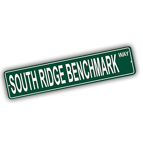 Brotherhood Metal Street Sign for South Ridge Benchmark - Nevada Wall Decor