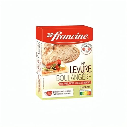 Francine - yeast for baking bread - (6x5g sachets) 30g...