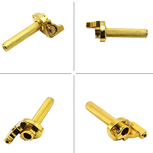 RuleaxAsi Corrida de 22mm CNC Alumínio Da Motocicleta Aperto Do Acelerador Twister Rápido com Cabo d