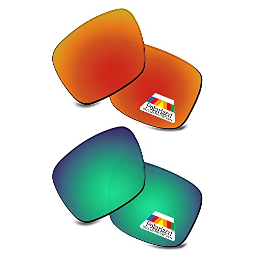 Image of Bwake Replacement Lenses for Oakley Double Edge Sunglasses OO9380 POLARIZED - Easy to Install | Anti Scratch