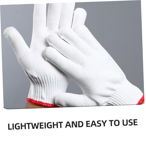 Guantes de trabajo transpirables y resistentes de nailon 500d, pack de 12 pares antideslizantes 3