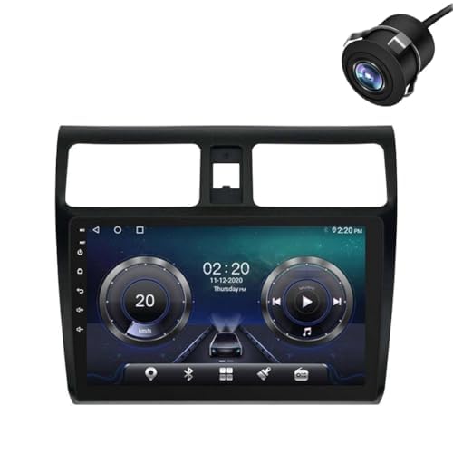 Image of Modorwy Original QLED 9 inch Zlink Car Android Stereo | OS 13 | 2GB+32GB | Display Support Car Play & Android Auto | incl. AHD Rear Camera & Frame Compatible with Maruti Swift 2005-2010 - 1 Year Warranty