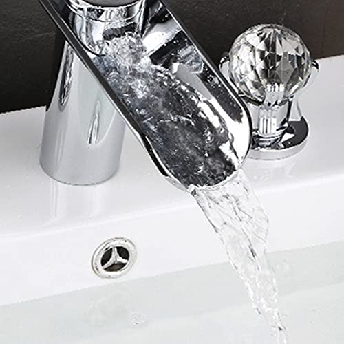 Robinet de lavabo cascade 3 pièces haut de gamme pour aménagement de salle d'eau - 5