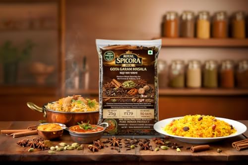 Image of Gota Garam Masala 25g (Pack of 1) | Whole Spices Mix | Premium Khada Garam Masala | Fresh & Aromatic | Ideal for Biryani, Curry & Indian Cooking