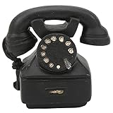 VISTABLUE Teléfono En Miniatura Vintage Simulación Exquisita Resina Decorativa Mini Teléfono De Escritorio para 1/6 1/12 Casa De Muñecas Regalos para Niñas Niños