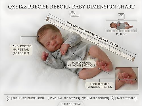 Muñeco Bebé Reborn Silicona Realista 49 cm Niño miniatura 5