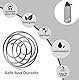 midgreyeye 4 Stück Edelstahl Shaker Kugel Shaker Ball Tragbare Verpackungen Aus Aluminiumkisten Proteinshake Protein Mixer Sport Fitness Eiweiß Eiweiss Für Protein Blended(4.8 * 4.2cm)