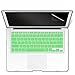 IBENZER Compatible with Old Version MacBook Air 13 Inch Case (2017-2010 Release), Models: A1466/A1369, Plastic Hard Shell Case with Keyboard & Screen Cover for Mac Air 13, Green, A13GN+2A