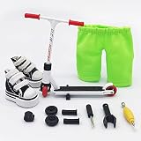 Mikemeng Finger Scooter with Tools and Shoes Finger Board Accessories for Kids Finger Toys- Pack 1 (