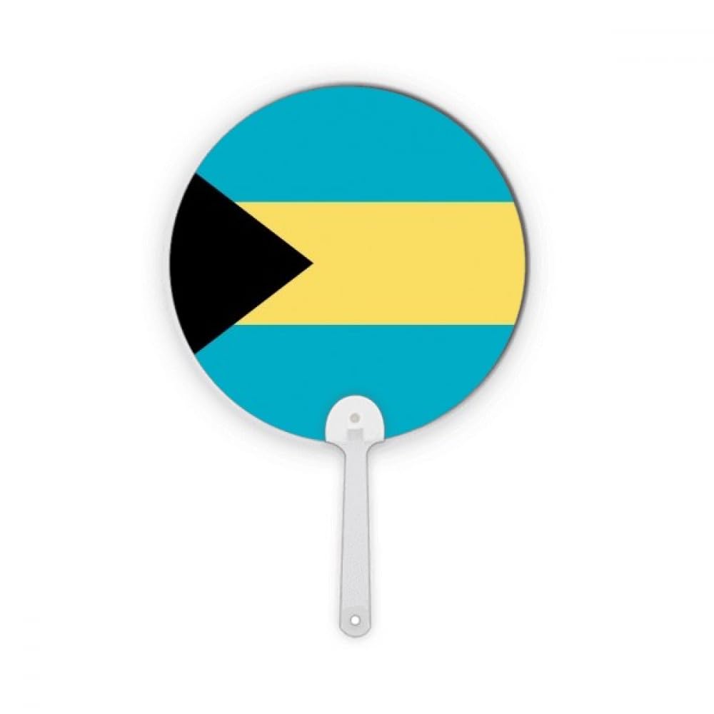 Éventail rond Bahamas en plastique rigide suspendre décoration artisanale murale