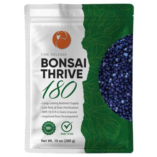 Ho Yoku Bonsai Tree Fertilizer - 19-5-9 Formula for Strong Roots & Lush Growth, Slow-Release...
