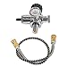 PIAOCAIYIN 4500PSI High Pressure PCP Paintball Fill Station Air Tank Valve Regulator, Air Tank Tool for PCP with Hose