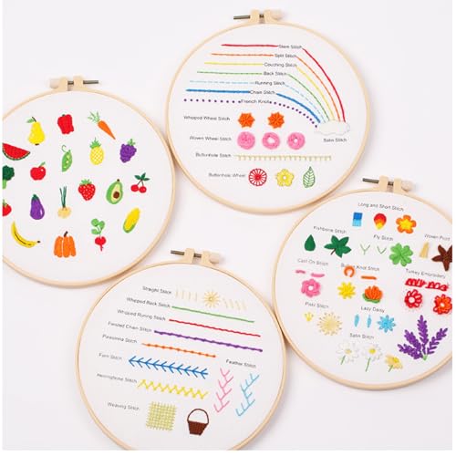 Kit broderie débutant faune et flore pour vos soirées cocooning