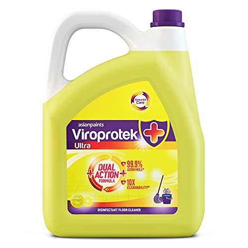 Asian Paints Viroprotek Ultra Disinfectant Floor Cleaner Citrus- 5 L