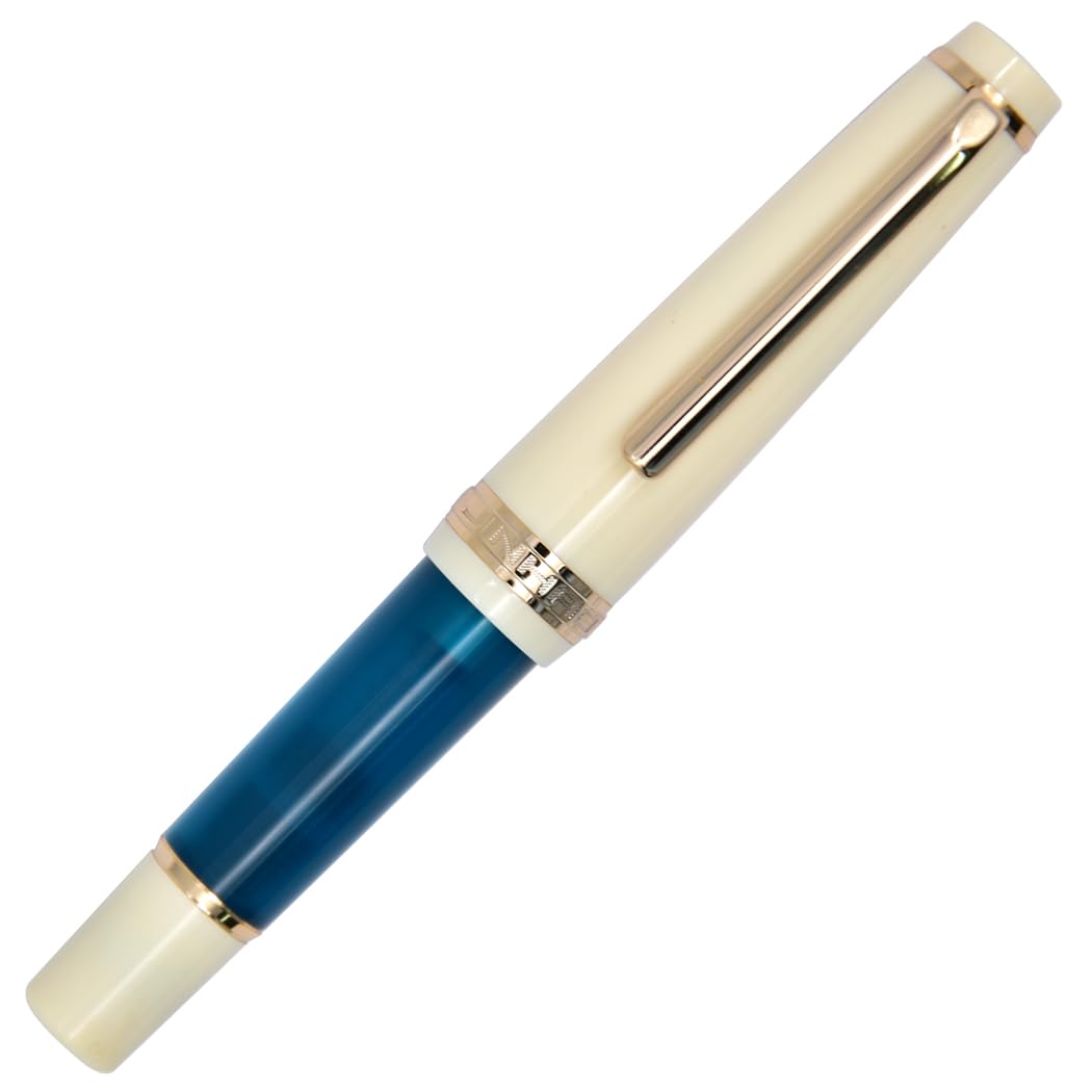 Ranvi Jinhao 82 Mini Acrylic Fountain Pen,Iridium Fine Nib,Short Paragraph Pocket Travel Pen with Ink Converter-Dark blue โ image 1