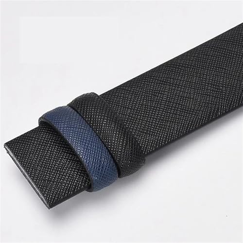 For Replacement Headless Belt Men's Leather Without Buckle Double-sided Head Leather 34mm4