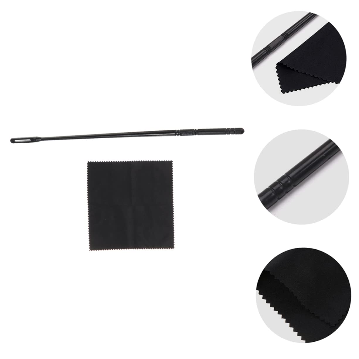 ifundom Flute Cleaning Cloth Rod Flute Cleaning Accessory Strong Water Absorption