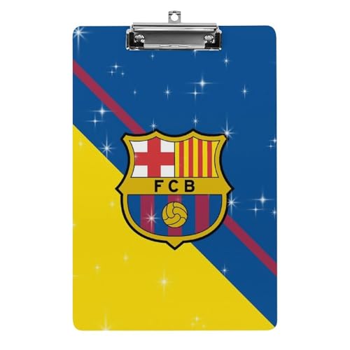 クリップボード FCバルセロナ A4 用箋挟み マグフラップ クリップファイル ワードパッド 文具ボード ファイルバインダー 伝票バインダー ファイルボード 文房具 軽量 縦型 持ち運び便利 教室 事務用 おしゃれ