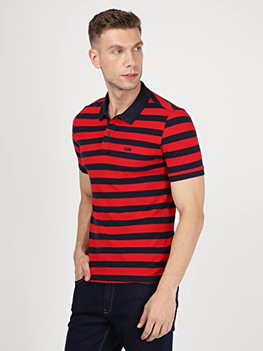 Image of Lee Men's Striped Slim Fit Tshirts