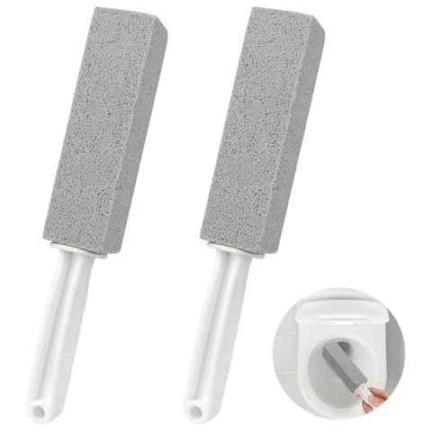 ddLUCK 2 Pack Pumice Cleaning Stone with Handle Cover