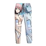 WANGYOYOT Anime Heaven's Lost Property Ikaros Sweatpants Funny Cosplay Casual Pants Sports Trousers for Men Women White