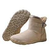 Mayamiyasa Botas de Montaña Zapatos de Senderismo Hombres Barefoot Botines Hombre Mujer Invierno Botas de Nieve Caliente Antideslizante Zapatillas Trekking Impermeables Ligeros 39