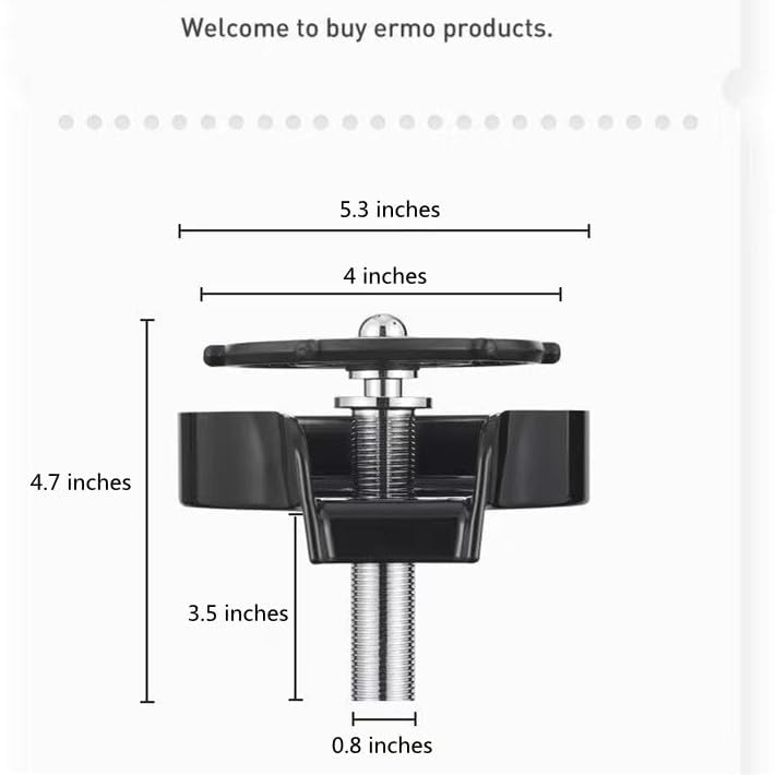 Beaumont 5 Brush Glass Washer - Raised Centre