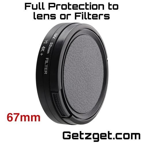 Image of GetZget Nd Filters Lens Cap Compatible with Samsung Galaxy S 23 / S24 / S25 Ultra, Vivo X100 /200 Pro, Xiaomi 14 Ultra Mobile Cover, DSLR Camera (Lens Cap, 67mm)