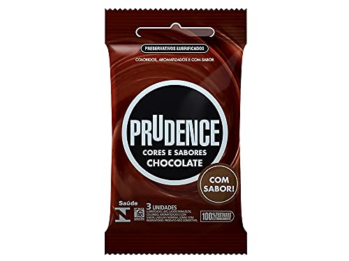 Prudence Preservativo Cores E Sabores Chocolate 3 Unidades