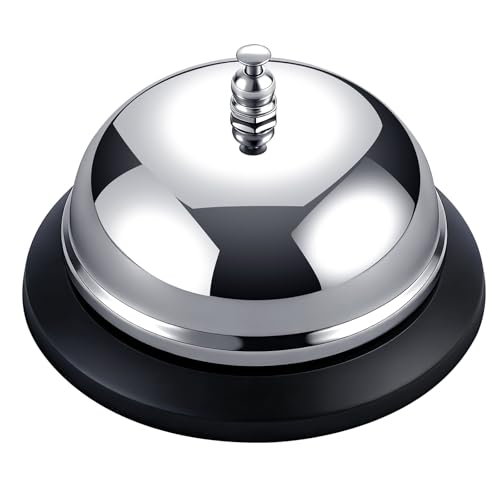 JawDrow Call Bell 3.3Inch Stainless Steel Service Bell